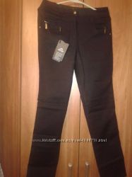 Черные повседневные брючки, 48 размер