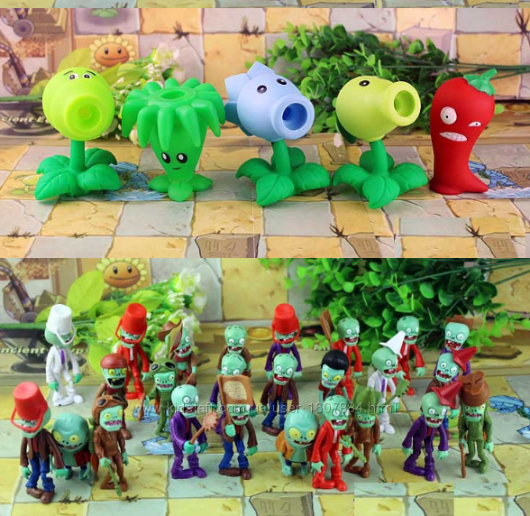 Набор Растения против зомби игрушка Plants vs zombies
