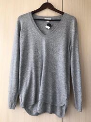 Світло-сірий пуловер h&m / s