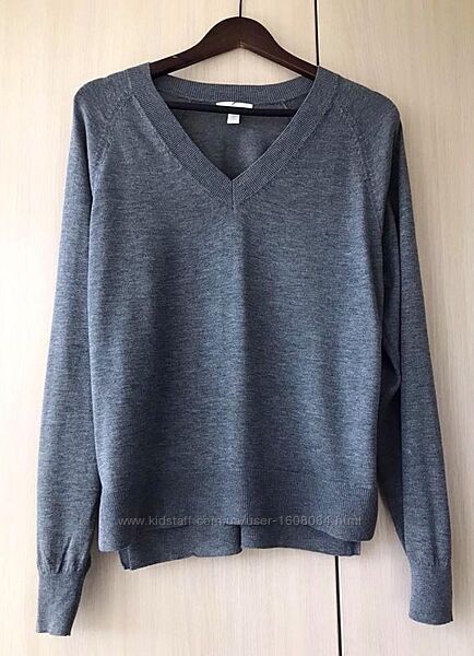 Сірий джемпер, пуловер H&M / S-M