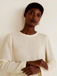 Кремова блуза MANGO / XL
