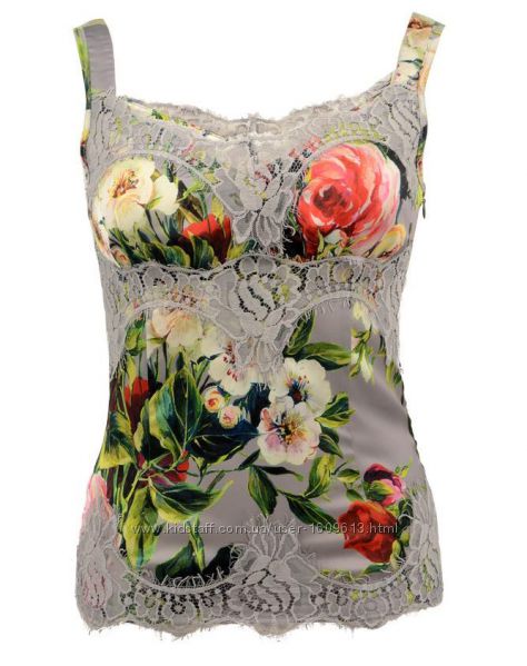 Топ шелковый Dolce & Gabbana