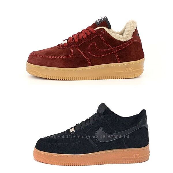 Зимові жіночі кросівки Nike Air Force 36-41 Хутро