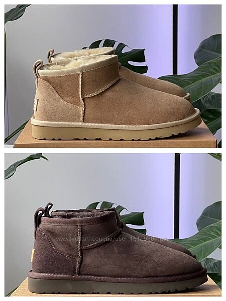 Зимові жіночі уггі Ugg Classic Ultra Mini 36-40