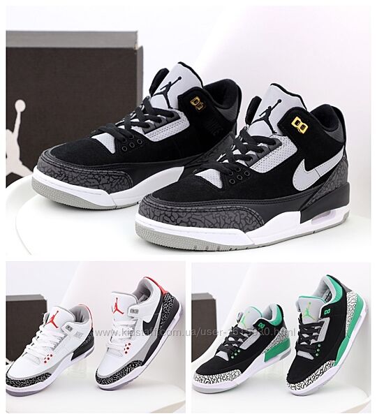 Чоловічі кросівки Nike Air Jordan 3 41-45