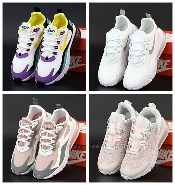 Жіночі кросівки Nike Air Mаx 270 Reасt 36-40
