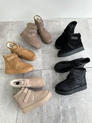 Зимові жіночі черевики угі натуральний замш 36-41