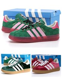 Жіночі кросівки Adidas Gazelle x Gucci 36-41
