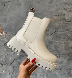 Зимові жіночі черевики челсі 36-40