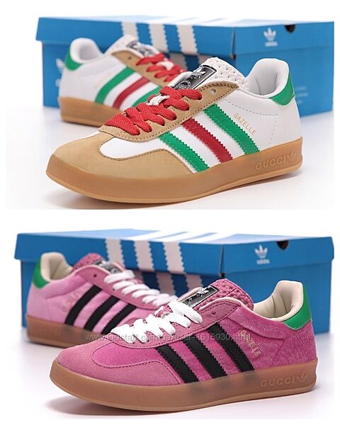Жіночі кросівки Adidas Gazelle x Gucci 36-41