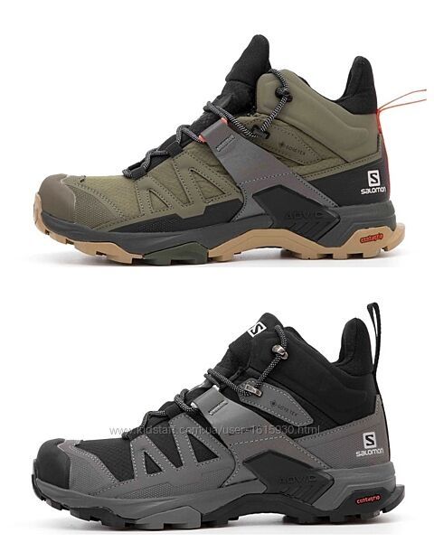 Демісезонні чоловічі кросівки Salomon X Ultra 4 MID GTX Gore-Tex 41-45