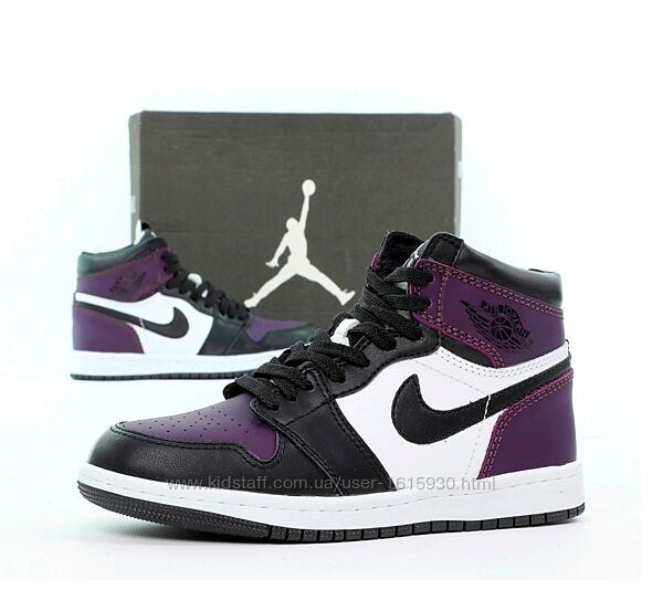 Зимові унісекс жіночі чоловічі кросівки Nike Air Jordan 1 Retro (36-45) Хутро Арт 13060 Виробник В´єтнам Верх Натуральна шкіра Всередині Хутро Підошва Гума Розміри: 36-45