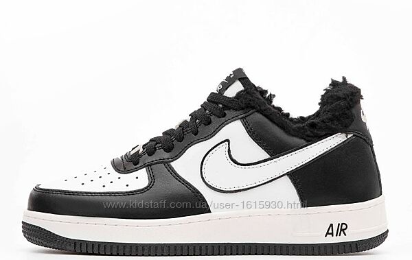 Зимові унісекс чоловічі жіночі кросівки Nike Air Force Low (36-45) Арт 14836 Виробник В´єтнам Верх Шкіра Всередині Хутро Підошва Гума Розміри: 36-45