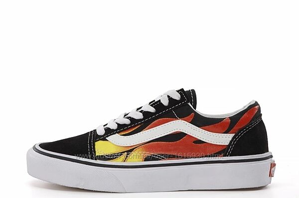 Унісекс жіночі чоловічі кеди Vans Old Skool (36-45) Арт 11440 Виробник Китай Верх Бавовна/Замш Підошва Гума Розміри: 5 = 23cm-23,5cm - 11 = 28,5-29cm