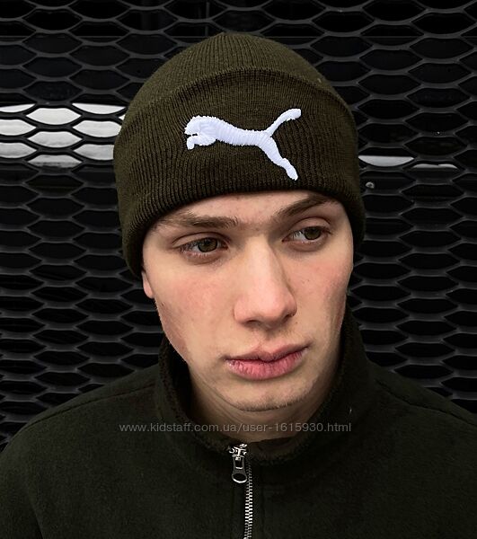 Шапка унісекс Puma трикотаж - Універсальна унісекс модель - склад: 50% вовна / 50% акрил - логотип вишитий - Машинна в´язка Розмір універсальний