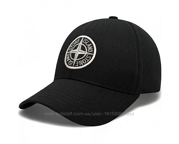 Чоловіча кепка бейсболка Stone Island Арт B033.2 Виробник Туреччина Логотип Вишивка Верх 100% бавовна Є регулятор