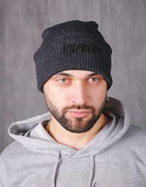 Шапка унісекс Intruder Big Logo Арт 1607424147 Виробник Україна - Температурний режим: до -30 ° С - Склад: 50% - cotton, 40% acrylic, 10% polyester - Універсальна унісекс модель - Логотип - вишивка Розмір універсальний