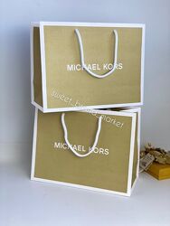 Бумажный брендовый пакет Michael Kors . Подарочный пакет майкл кор