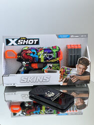 Бластер X-Shot Skins Flux Graffiti . Детское оружие скорострельный