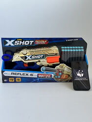 Акція. Бластер X-Shot Excel Reflex 6 Golden . Детское скорострельное оружие