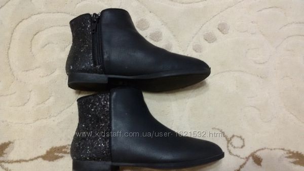 Детские стильные ботинки Zara зара размер 28 черные