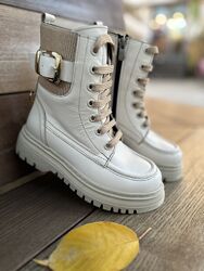 Демісезонні чобітки з натуральної шкіри р.31,32,33