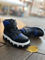 Демісезонні черевички з натуральної шкіри для хлопчика р.26-33