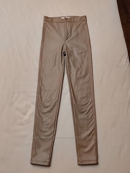 Брюки під шкіру Pull&Bear XS розмір 34