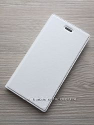 Белая Кожаная книжечка Samsung Galaxy J5 2016г в упаковка