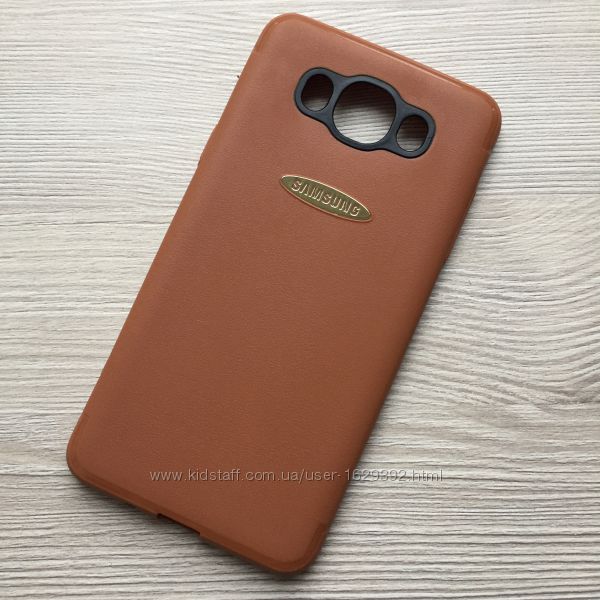 Матовый коричневый чехол для Samsung Galaxy J7 J710 2016 года силиконовый