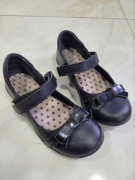 Чорні туфлі на дівчинку M&S, Розмір 32