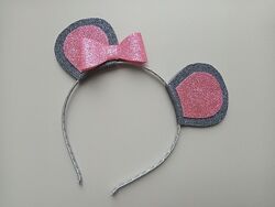 Обруч-вушка для Мишки  , ободок-ушки для Мышки