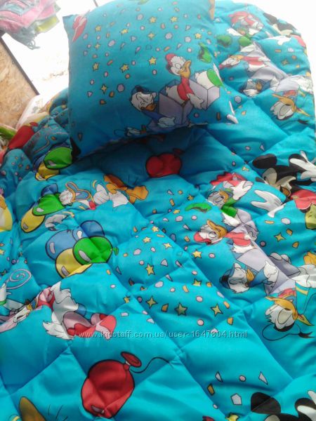 Фабричное одеяло холлофайбер с подушкой фабрики Ода Хмельницкий