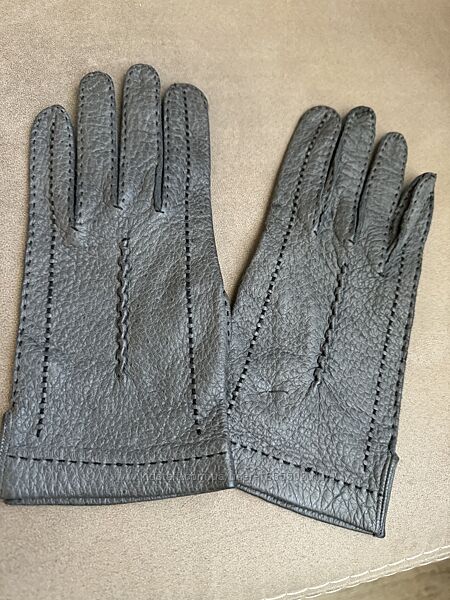 Перчатки кожаные