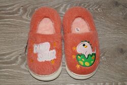 Тапочки дитячі кімнатні / домашні закриті із задником різні кольори