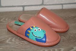 Дитячі кімнатні / домашні тапочки екошкіра коралові, сині, рожеві 