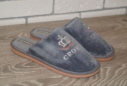 Чоловічі кімнатні / домашні тапочки коричневі, сірі