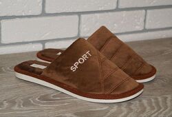 Чоловічі кімнатні / домашні тапочки коричневі