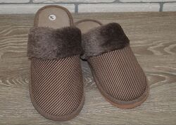 Чоловічі кімнатні / домашні тапочки коричневі