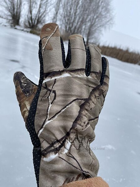 Зимові рукавиці з закритими пальцями для полювання та риболовлі Hunter 