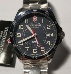 Новий швейцарський годинник Victorinox Swiss Army Fieldforce GMT / сапфір