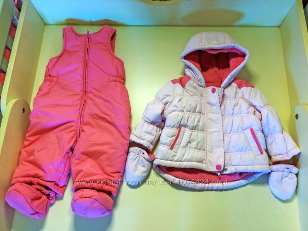Комбинезон и куртка Mothercare р. 0-6 месяцев