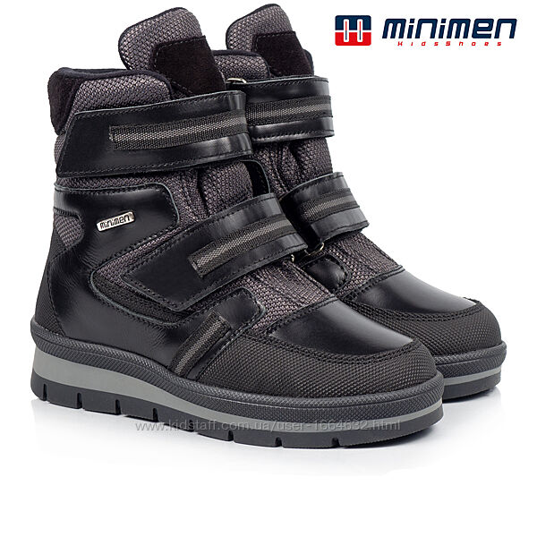 Зимові черевики Minimen р.31 32 33 34 35 36 хутро Ботинки зимние 1757-04
