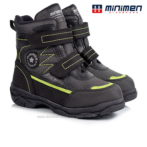 Зимові черевики Minimen р. 26 27 28 29 30 Ботинки зимние 2657-02
