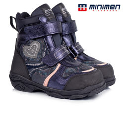 Зимові черевики Minimen р. 27 28 29 30 хутро цигейка Ботинки 2656-03 