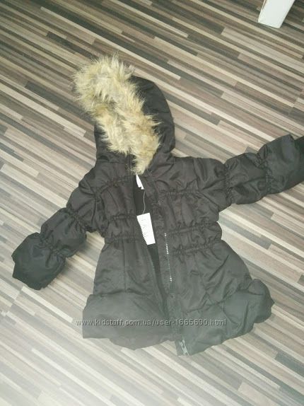 удлиненная тёплая курточка на флисе на12-18 мес Children&acutes Place