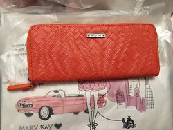 Mary Kay - Новый - Брэндовый кошелёк, портмоне - Персикового цвета.