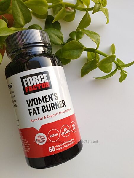 Force Factor, жироспалювальний засіб для жінок, 60 капсул 