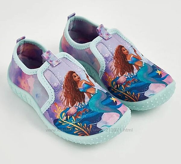 Капці для дівчинки george disney the little mermaid aqua