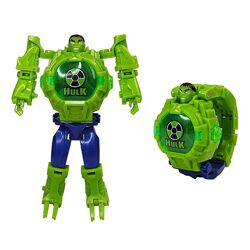 Дитячий годинник-трансформер Халк. Hulk трансформер і годинник